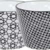 Tokyo Design Studio - Nippon Black Kopjes 180 Ml - Set Van 6 Stuks - Porselein - Zonder Geschenkdoos
