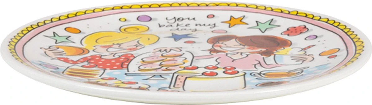 Blond Amsterdam, Even Bijkletsen: Bord Pink 18cm 4 Blond Amsterdam, Even Bijkletsen: Bord Pink 18cm - Afbeelding 2