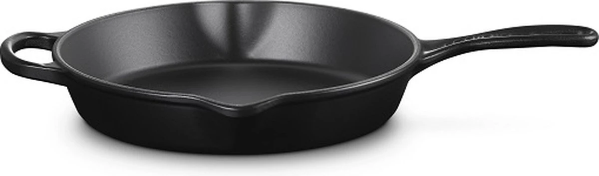 Le Creuset Hoge Ronde Skillet Mat Zwart 26cm 6 Le Creuset Hoge Ronde Skillet Mat Zwart 26cm - Afbeelding 4