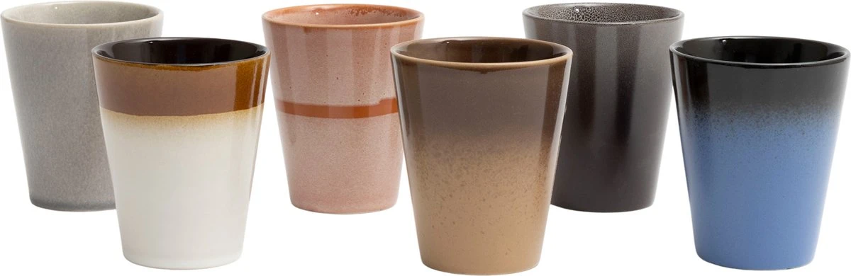 Studio Tavola Bekers Earth 310 Ml - 6 Stuks 3 Studio Tavola Bekers Earth 310 Ml - 6 Stuks