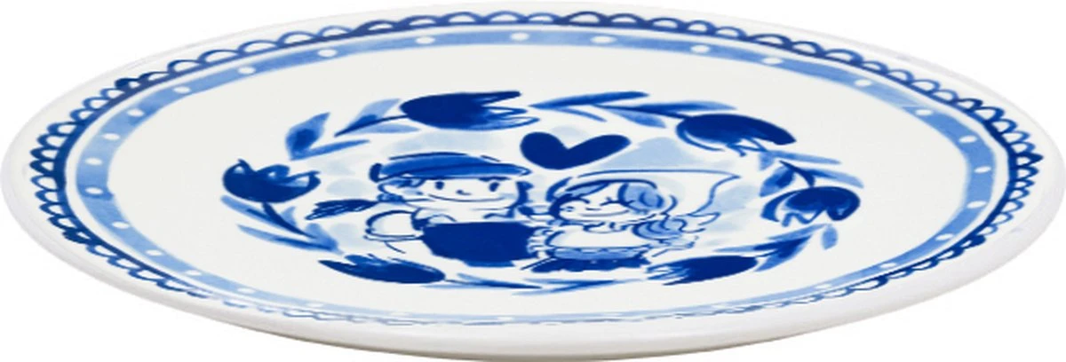 Blond Amsterdam, Delfts Blond, Ontbijtbord Tulp 22cm 4 Blond Amsterdam, Delfts Blond, Ontbijtbord Tulp 22cm - Afbeelding 2