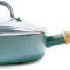 GreenPan Mayflower Hapjespan Met Deksel - Ø 24 Cm - Keramisch - Inductie 1 GreenPan Mayflower Hapjespan Met Deksel - Ø 24 Cm - Keramisch - Inductie -Keuken Benodigdheden Winkel 1200x437 2