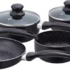 Herzberg HG-5003BK: 8 Pieces Marble Cookware Set - Black 1 Herzberg HG-5003BK: 8 Pieces Marble Cookware Set - Black -Keuken Benodigdheden Winkel 1200x447