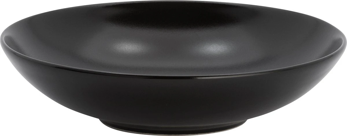 Lite-Body Hermes Pastabord - Set Van 6 Stuks - Ø21 Cm - Aardewerk - Zwart 3 Lite-Body Hermes Pastabord - Set Van 6 Stuks - Ø21 Cm - Aardewerk - Zwart