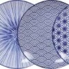 Tokyo Design Studio | Nippon Blue | Set Van 4 Borden Ø 25,7 Cm | Porselein 1 Tokyo Design Studio | Nippon Blue | Set Van 4 Borden Ø 25,7 Cm | Porselein -Keuken Benodigdheden Winkel 1200x480 5