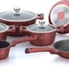 Herenthal Pannenset Inductie - Luxe 10-delige Koekenpan Inductie - Voor Alle Warmtebronnen - Pannen Met Glazen Deksels En Koudgrepen - Burgundy 1 Herenthal Pannenset Inductie - Luxe 10-delige Koekenpan Inductie - Voor Alle Warmtebronnen - Pannen Met Glazen Deksels En Koudgrepen - Burgundy -Keuken Benodigdheden Winkel 1200x586