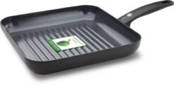 GreenPan Cambridge Grillpan 28cm - Zwart - Inductie - PFAS-vrij 30 GreenPan Cambridge Grillpan 28cm - Zwart - Inductie - PFAS-vrij -Keuken Benodigdheden Winkel 1200x599 3