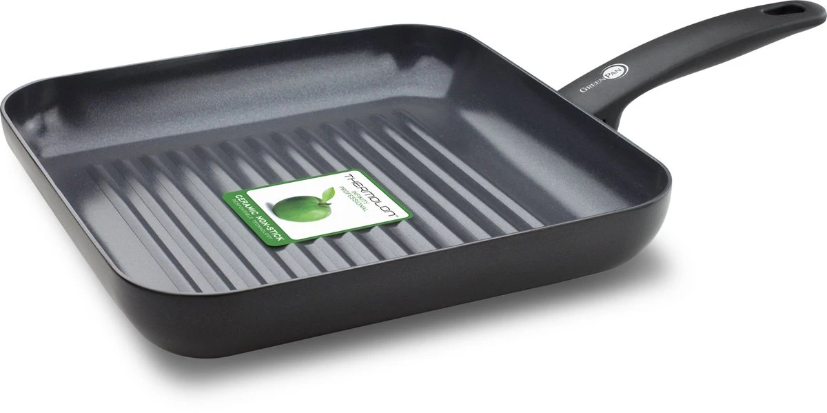GreenPan Cambridge Grillpan 28cm - Zwart - Inductie - PFAS-vrij 16 GreenPan Cambridge Grillpan 28cm - Zwart - Inductie - PFAS-vrij - Afbeelding 14