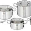 Tefal Virtuoso Pannenset 5 Delig - Hoge Kookpan Ø 22 Cm + Steelpan Ø 16 Cm + Kookpannen Ø 18/20/24 Cm -Keuken Benodigdheden Winkel 1200x629 1