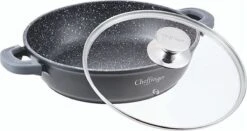 Cheffinger 28cm Lage Kookpot / Braadpan - CF-SC28 10 Cheffinger 28cm Lage Kookpot / Braadpan - CF-SC28 -Keuken Benodigdheden Winkel 1200x637 5