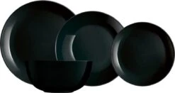 Luminarc Diwali Serviesset - 19-delig - 6 Persoons - Zwart -Keuken Benodigdheden Winkel 1200x637 7