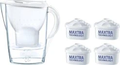 BRITA Waterfilterbundel Marella Cool White + 4 MAXTRA+ Filterpatronen -Keuken Benodigdheden Winkel 1200x649 2