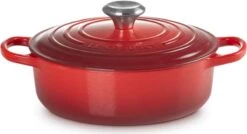 Le Creuset - Gietijzeren - Lage Braadpan - 24cm - Kersenrood 36 Le Creuset - Gietijzeren - Lage Braadpan - 24cm - Kersenrood -Keuken Benodigdheden Winkel 1200x653 1