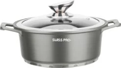 Swiss Pro+ | Set 14 Delige Pannenset | Inductie - Pannensets - Glazen Deksel - Met Afneembare Handgreep - Marmeren Interieur -PFAS-vrij | Grey / Silver 21 Swiss Pro+ | Set 14 Delige Pannenset | Inductie - Pannensets - Glazen Deksel - Met Afneembare Handgreep - Marmeren Interieur -PFAS-vrij | Grey / Silver -Keuken Benodigdheden Winkel 1200x675 6