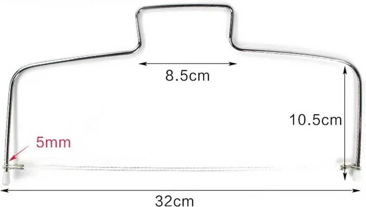 LOUZIR Professionele Taartsnijder - RVS - Taart Zaag - Cake Snijder 8 LOUZIR Professionele Taartsnijder - RVS - Taart Zaag - Cake Snijder - Afbeelding 7