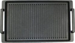 Eurolux Grillplaat Met Grepen - 41 X 24 X 2.5 Cm - Zwart - Aluminium - Geschikt Voor Alle Warmtebronnen 14 Eurolux Grillplaat Met Grepen - 41 X 24 X 2.5 Cm - Zwart - Aluminium - Geschikt Voor Alle Warmtebronnen -Keuken Benodigdheden Winkel 1200x689 5