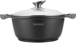 Royalty Line - Marble Soep/braadpan - Met Glazen Deksel Zwart - 20 CM. RL-BS20ML 16 Royalty Line - Marble Soep/braadpan - Met Glazen Deksel Zwart - 20 CM. RL-BS20ML -Keuken Benodigdheden Winkel 1200x701