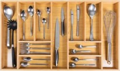 Grote Bestekbak Bamboe 81x47CM - Coninx Besteklade - Opbergbak - Duurzaam - Bamboe - Voor Laden Vanaf 47cm Diep -Keuken Benodigdheden Winkel 1200x711 1