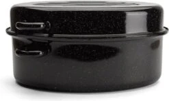 Emalia Geëmailleerde Braadpan Met Deksel 7L - Braadslede - Bakpan - Grillpan - Emaille - Zwart 9 Emalia Geëmailleerde Braadpan Met Deksel 7L - Braadslede - Bakpan - Grillpan - Emaille - Zwart -Keuken Benodigdheden Winkel 1200x712 3