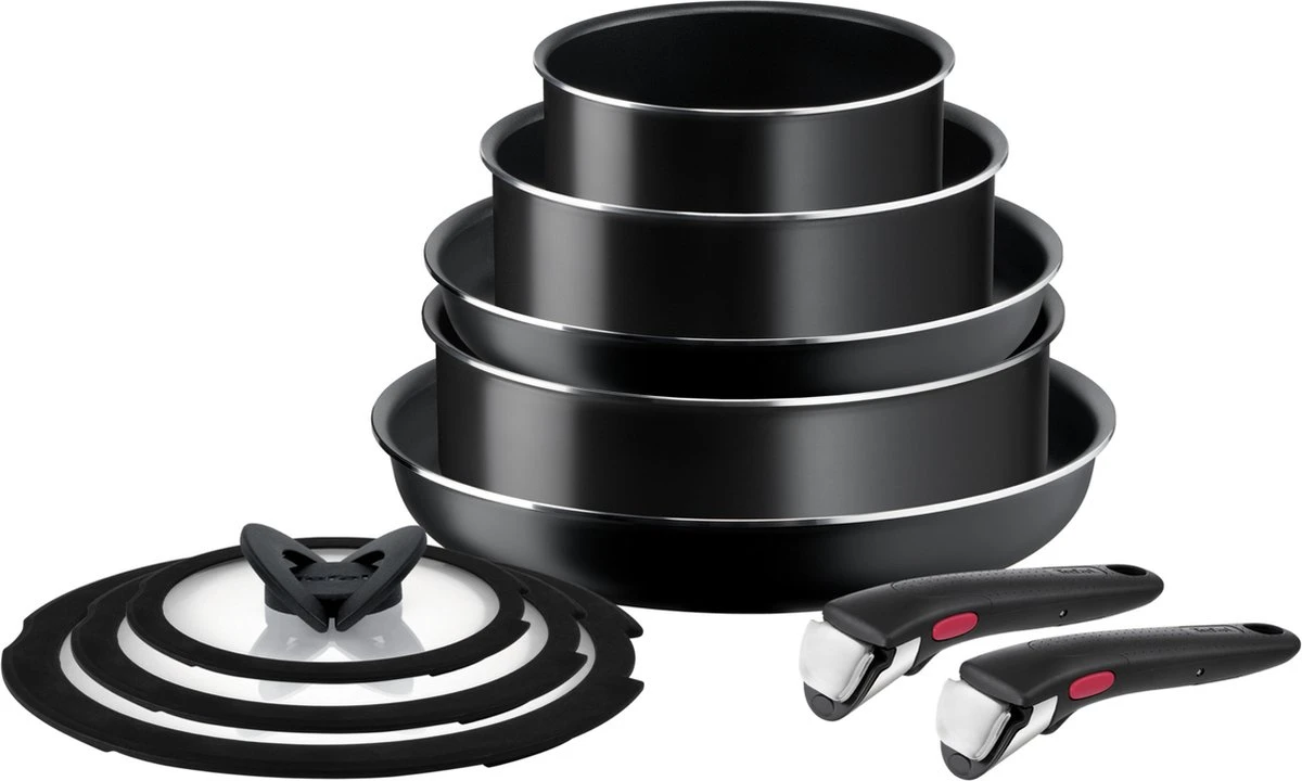 Tefal Ingenio Easy Cook & Clean Pannenset - 10-delig - Niet Geschikt Voor Inductie 3 Tefal Ingenio Easy Cook & Clean Pannenset - 10-delig - Niet Geschikt Voor Inductie