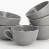 Lite-Body Hermes Soepkom Met Oor - Set Van 6 Stuks - 12 Cm/30 Cl - Aardewerk - Grijs 1 Lite-Body Hermes Soepkom Met Oor - Set Van 6 Stuks - 12 Cm/30 Cl - Aardewerk - Grijs -Keuken Benodigdheden Winkel 1200x732 5