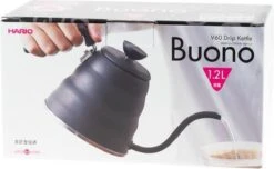 Hario V60 Buono Waterketel 1,2 Liter - Zwart 11 Hario V60 Buono Waterketel 1,2 Liter - Zwart -Keuken Benodigdheden Winkel 1200x737 4