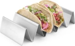 Hendi Taco Houder Ovenbestendig - 4 Vakken - RVS - Professionele Tortilla Houder - 22,5x11,5x(H)5cm -Keuken Benodigdheden Winkel 1200x737 6
