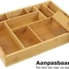 Merkloos Decopatent® Bestekbak - Lade Organizer - Besteklade - Bamboe - Hout - Bestek Bak Organizer Houder Voor Keukenla - Bestekcassette -Keuken Benodigdheden Winkel 1200x787