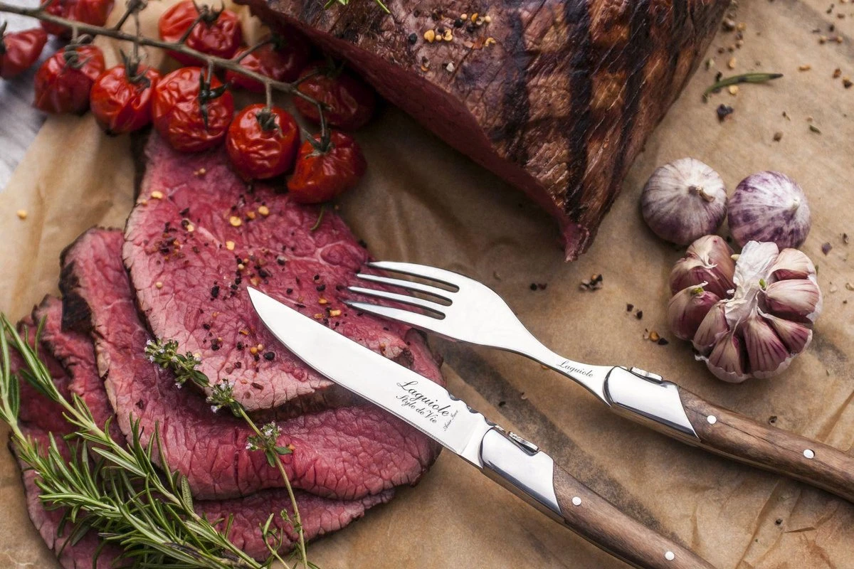 Laguiole Style De Vie Vorken Luxury Line - 6-delig - Olijfhout 6 Laguiole Style De Vie Vorken Luxury Line - 6-delig - Olijfhout - Afbeelding 4