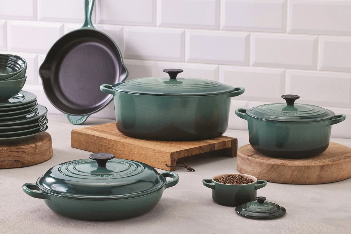 Le Creuset Braadpan Signature Ocean ø 26 Cm / 5.3 Liter 6 Le Creuset Braadpan Signature Ocean ø 26 Cm / 5.3 Liter - Afbeelding 4