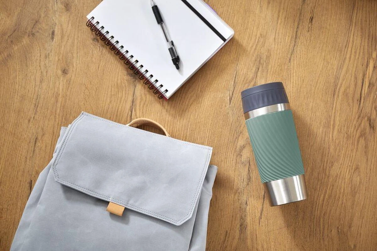 Tefal Travel Mug Easy Twist Thermobeker - Groen - 0,36 Liter 5 Tefal Travel Mug Easy Twist Thermobeker - Groen - 0,36 Liter - Afbeelding 3