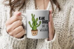 Mok - Koffiemok - Spreuken - Quote - 'Kak Dus Dat Je Weggaat' - Baan - Mokken - 350 ML - Beker - Koffiemokken - Theemok - Mok Met Tekst -Keuken Benodigdheden Winkel 1200x800 289
