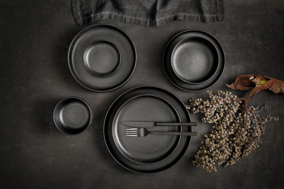 Maastricht Porselein Schaal Universe 24 X 17 Cm Zwart Porselein 1 Stuk(s) 5 Maastricht Porselein Schaal Universe 24 X 17 Cm Zwart Porselein 1 Stuk(s) - Afbeelding 3