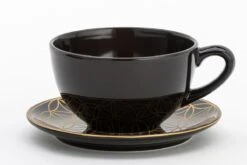 Lite-Body Hermes Soepkom Met Oor - Set Van 6 Stuks - 12 Cm/30 Cl - Aardewerk - Zwart Mat -Keuken Benodigdheden Winkel 1200x800 421