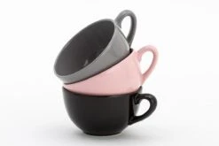 Lite-Body Hermes Soepkom Met Oor - Set Van 6 Stuks - 12 Cm/30 Cl - Aardewerk - Zwart Mat -Keuken Benodigdheden Winkel 1200x800 422