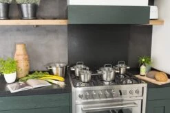 Sola Pannenset Diamond - 4 Delig - Ø 16,16,18,20 Cm - Zilver - RVS - Sandwichbodem -Keuken Benodigdheden Winkel 1200x801 15