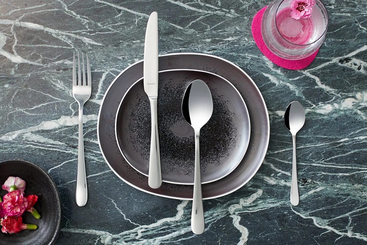 Amefa Austin Bestekset - 24 Delig - 6 Persoons - Zilver 3 Amefa Austin Bestekset - 24 Delig - 6 Persoons - Zilver