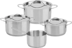 Niceey Pannenset - Voor Alle Warmtebronnen - Pannenset Inductie - Pannensets - 7 Delig