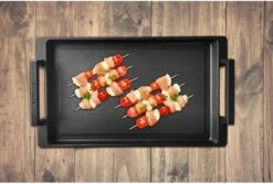 Eurolux Teppanyaki Plaat Met Grepen - 41 X 24 X 2.5 Cm - Zwart - Aluminium - Geschikt Voor Alle Warmtebronnen -Keuken Benodigdheden Winkel 1200x809 2