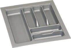 Culinorm Bestekbak - Besteklade - 45 Cm Breed X 50 Cm Diep - Grijs