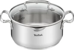 Tefal Duetto+ Pannenset -10 Delig- 5 Pannen - Kookpannenset - Zilver - Afdruipdeksels 19 Tefal Duetto+ Pannenset -10 Delig- 5 Pannen - Kookpannenset - Zilver - Afdruipdeksels -Keuken Benodigdheden Winkel 1200x816