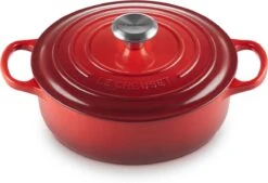Le Creuset - Gietijzeren - Lage Braadpan - 24cm - Kersenrood 26 Le Creuset - Gietijzeren - Lage Braadpan - 24cm - Kersenrood -Keuken Benodigdheden Winkel 1200x821 6