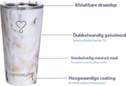 DRINKONLOVE - SHAKEY GOLD - Drinkbeker Met Rietje - RVS - 480 Ml 12 DRINKONLOVE - SHAKEY GOLD - Drinkbeker Met Rietje - RVS - 480 Ml -Keuken Benodigdheden Winkel 1200x828 2