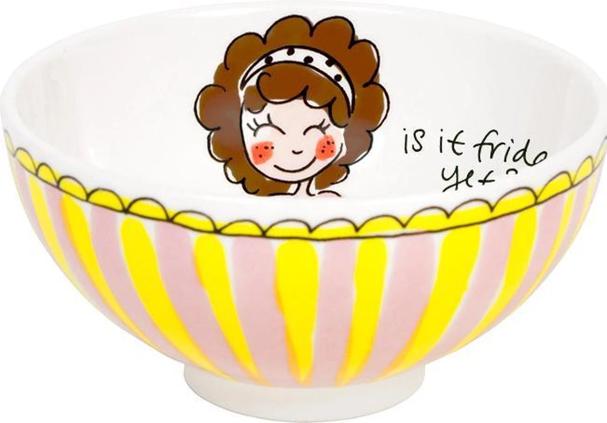 Blond Amsterdam - Even Bijkletsen - Kommetje - Streep - Ø 11,5 Cm 3 Blond Amsterdam - Even Bijkletsen - Kommetje - Streep - Ø 11,5 Cm