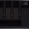 Bestekbak/keuken Organizer - 5-vaks - Zwart - 39 X 39 X 6 Cm -Keuken Benodigdheden Winkel 1200x844