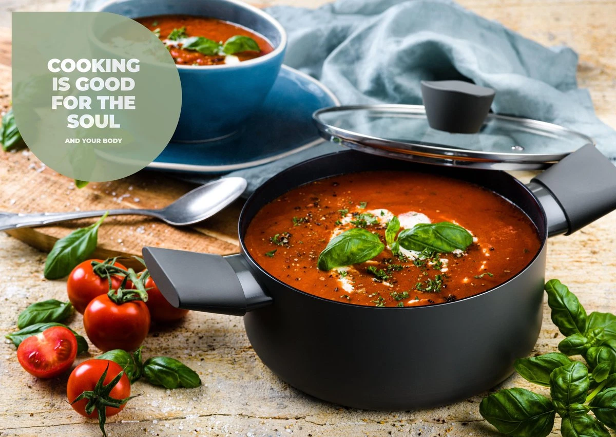 ISENVI Avon Keramische Kookpan 20 CM - Ergo Greep 6 ISENVI Avon Keramische Kookpan 20 CM - Ergo Greep - Afbeelding 4