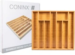 Grote Bestekbak Bamboe 51x47cm | Besteklade Van Coninx | Bestekhouder | Opbergbak | Duurzaam | Voor Laden Van 47cm Diep -Keuken Benodigdheden Winkel 1200x890