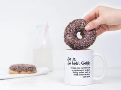 Grappige Mok Met Tekst: Jaja Je Hebt Gelijk | Grappige Cadeaus | Koffiemok | Koffiebeker | Theemok | Theebeker -Keuken Benodigdheden Winkel 1200x892 5