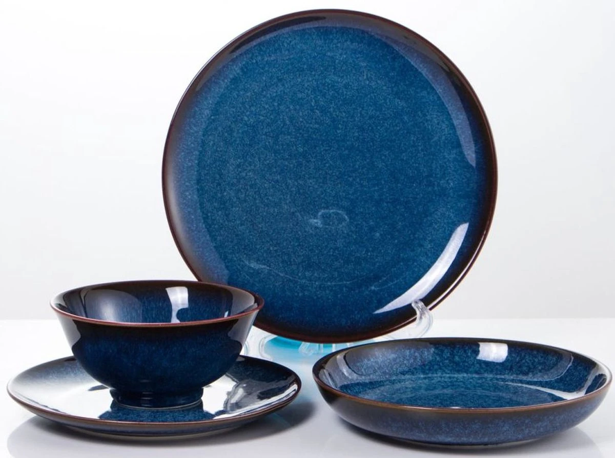 Serviesset 24-delig 6 Personen - Sunrise Hemelsblauw 3 Serviesset 24-delig 6 Personen - Sunrise Hemelsblauw