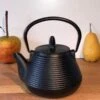 Zeer Mooie Gietijzeren Theepot 0.8 L Zwart, Van Het Merk LEIJZER Design. -Keuken Benodigdheden Winkel 1200x900 189